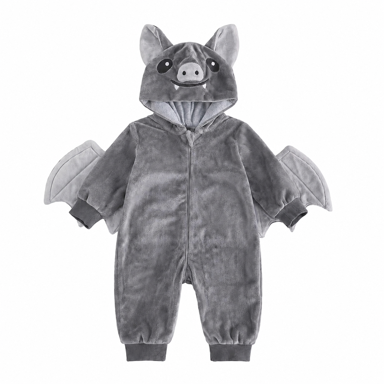 Baby Bat Halloween Costume – Hooded Wings Romper