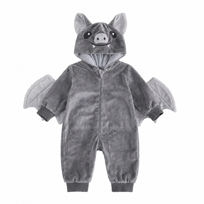 Baby Bat Halloween Costume – Hooded Wings Romper